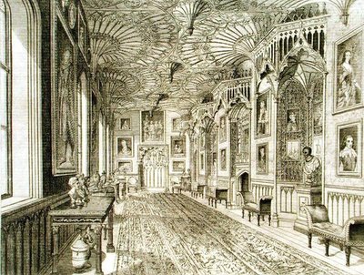 De Galerij, gegraveerd door T. Morris, uit 