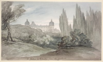 De Tuinen van het Kasteel van Valencay, ca. 1770 door English School