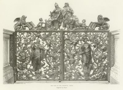 De Poort van de Loggietta, Venetië door English School