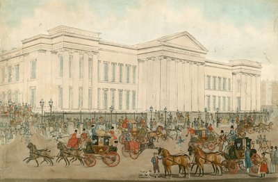 Het General Post Office in de City of London door English School