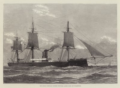 Het Duitse Pantserschip Grosser Kurfurst, onlangs gezonken bij Folkestone door English School