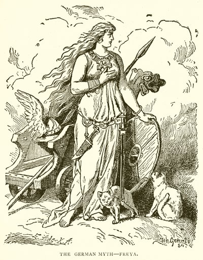 De Duitse mythe--Freya door English School