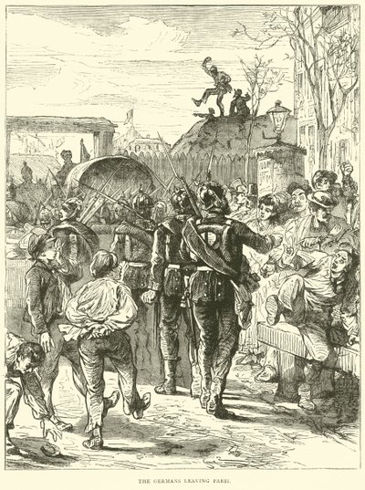 De Duitsers verlaten Parijs, maart 1871 door English School