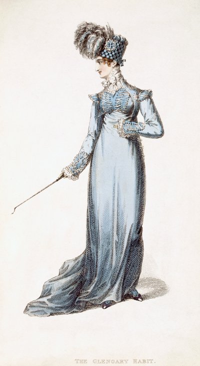 De Glengary Habit, modeplaat uit Ackermanns Repository of Arts door English School