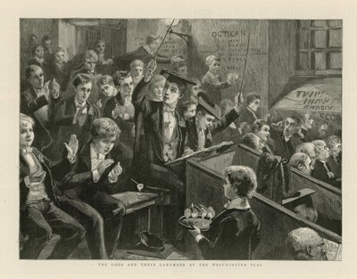 De Goden en hun Ganymedes bij de Westminster Spelen door English School