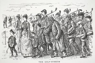 De Golfstroom, illustratie uit Punch door English School