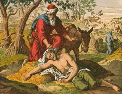 De barmhartige Samaritaan door English School