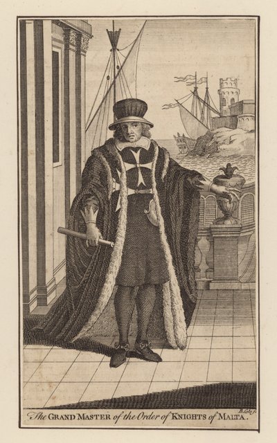 De Grootmeester van de Orde van de Ridders van Malta door English School