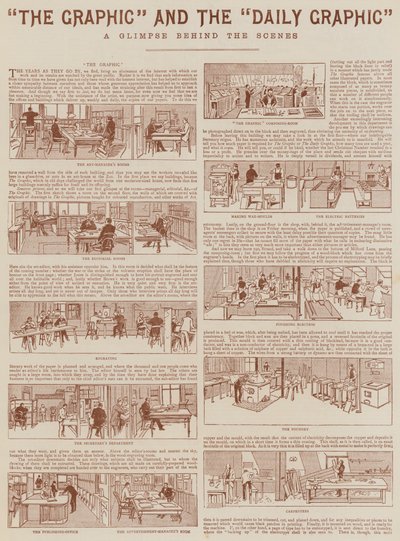 "The Graphic" en de "Daily Graphic" (gravure) door English School