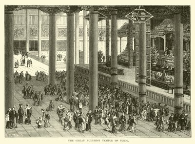 De Grote Boeddhistische Tempel van Tokio door English School