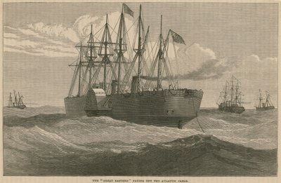 De Great Eastern legt de Atlantische Kabel door English School