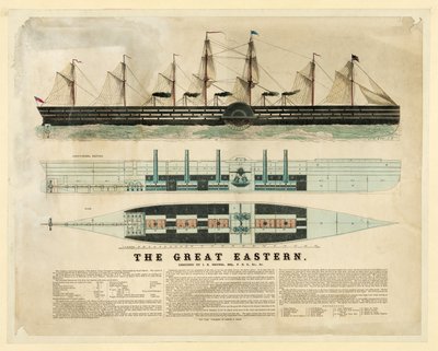 De Great Eastern, pub. c. 1859 door English School