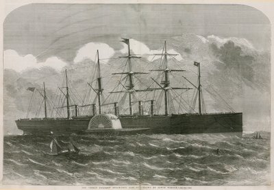 Het stoomschip Great Eastern door English School