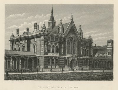De Grote Zaal van Dulwich College door English School