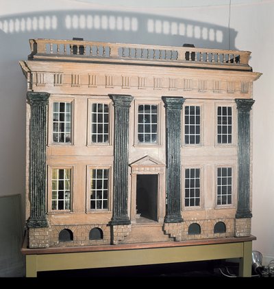 Het Grote Huis Engels poppenhuis, c.1750, vermoedelijk uit Cheshire of Lancashire door English School