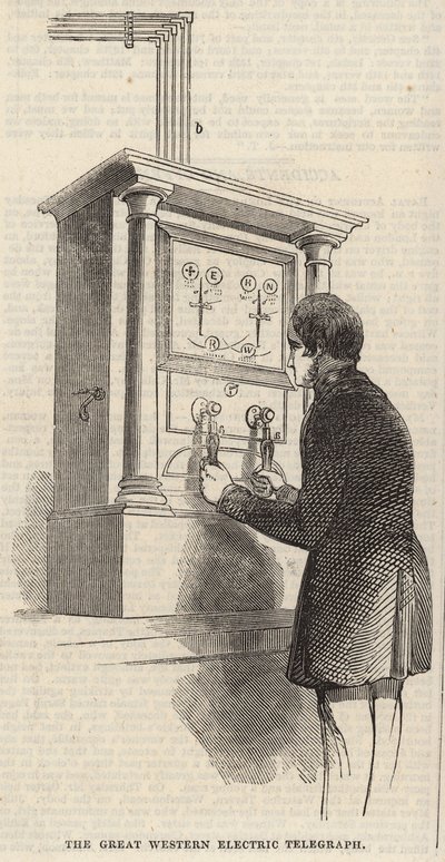 De Great Western Electric Telegraph door English School