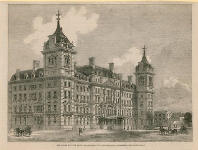 Het Great Western Hotel, Paddington, Londen door English School