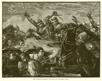 De Garde die de Kanonnen Aanvalt bij Kassassin, 1882 door English School