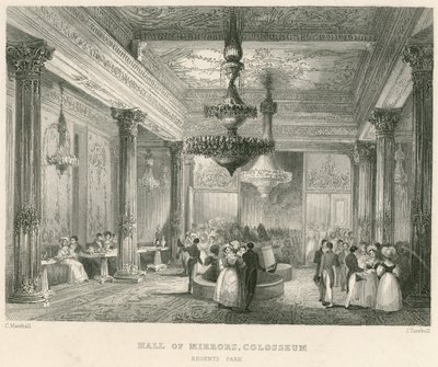 De Spiegelzaal, Colosseum, Regents Park, Londen door English School