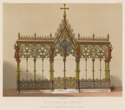 Het Hereford Scherm door Skidmores Art Manufactory Company, Coventry door English School