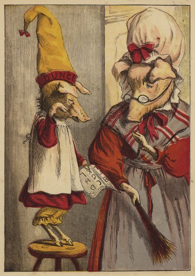 De Geschiedenis van Vijf Kleine Varkens door English School