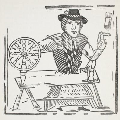 De geschiedenis van de blinde bedelaar van Bednal Green, illustratie uit Chap-books van de achttiende eeuw door John Ashton, uitgegeven 1882 door English School