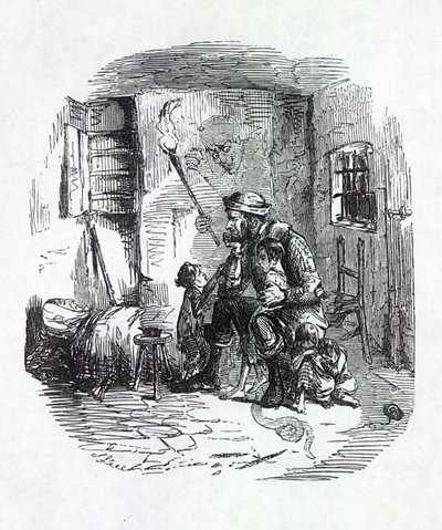 Het huis van de rick-brander, illustratie uit 