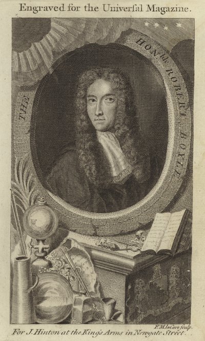 De eerbiedwaardige Robert Boyle door English School