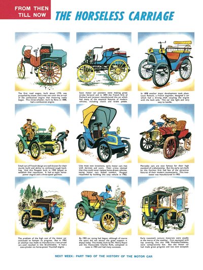 De koets zonder paarden, een geschiedenis van de auto door English School