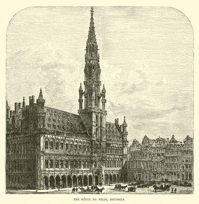 Het Stadhuis, Brussel door English School