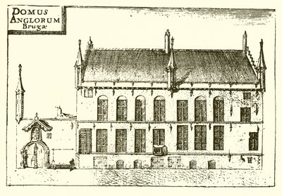 Het huis in Brugge bewoond door Caxton door English School