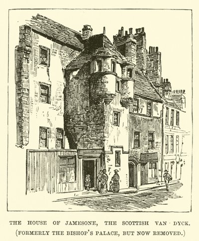 Het Huis van Jamesone, de Schotse Van Dyck, voorheen het Bisschoppelijk Paleis, maar nu verwijderd door English School