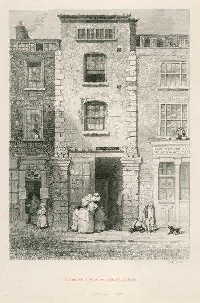 Het huis van John Dryden, Fetter Lane door English School