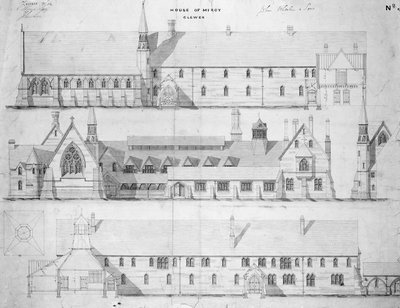 Het Huis van Barmhartigheid, Clewer, c.1853 door English School