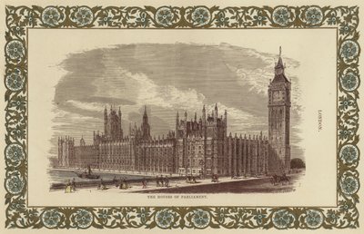 Het Parlement in Londen door English School