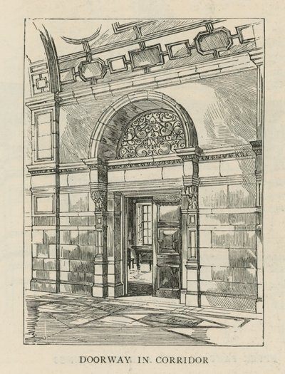 Het Imperial Institute: Deur in gang door English School