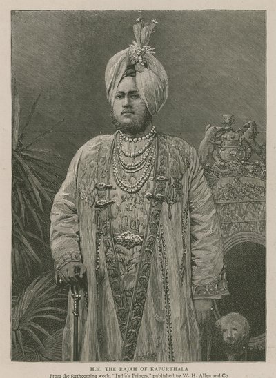 Het Imperial Institute: Zijne Hoogheid de Rajah van Kapurthala door English School