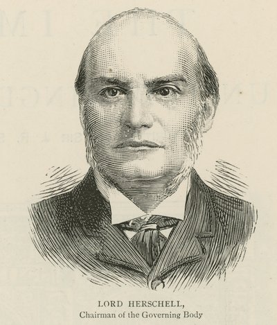 Het Imperial Institute: Lord Herschell, Voorzitter van het Bestuursorgaan door English School