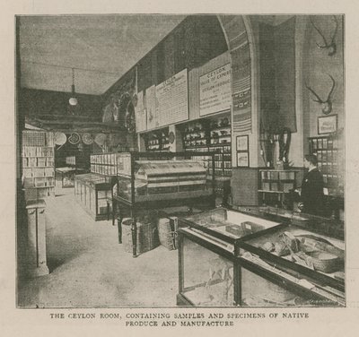 Het Imperial Institute: De Ceylon Kamer door English School