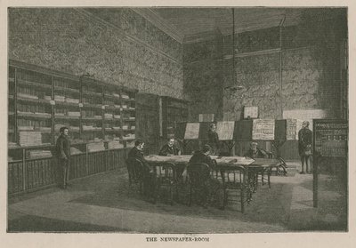 Het Imperial Institute: De krantenkamer door English School