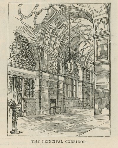 Het Imperial Institute: De hoofdgang door English School