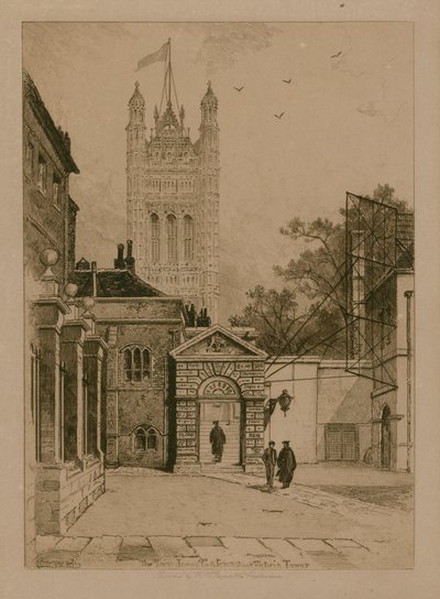 De Inigo Jones Poort en Victoria Toren bij Westminster School door English School