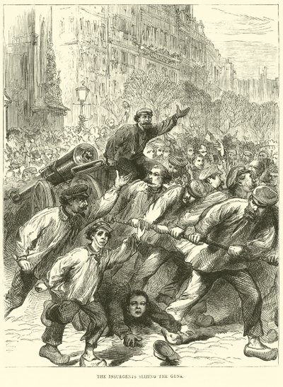 De opstandelingen grijpen de wapens, maart 1871 door English School