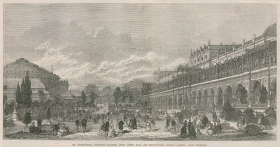 De Internationale Tentoonstellingsgalerijen, Royal Albert Hall, en de Horticultural Society