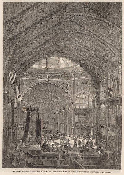De Internationale Tentoonstelling; De westelijke koepel en transept door English School