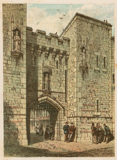 De Internationale Gezondheidstentoonstelling in South Kensington, 1884: een oude Engelse poort door English School