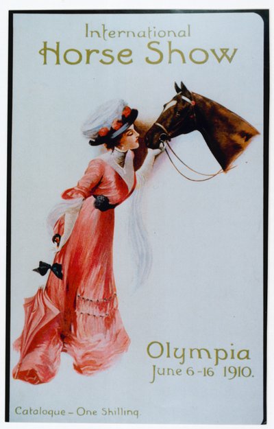 De Internationale Paardenshow in Olympia, 1910 door English School