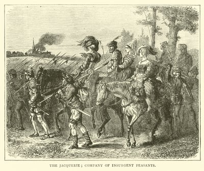 De Jacquerie; gezelschap van opstandige boeren door English School
