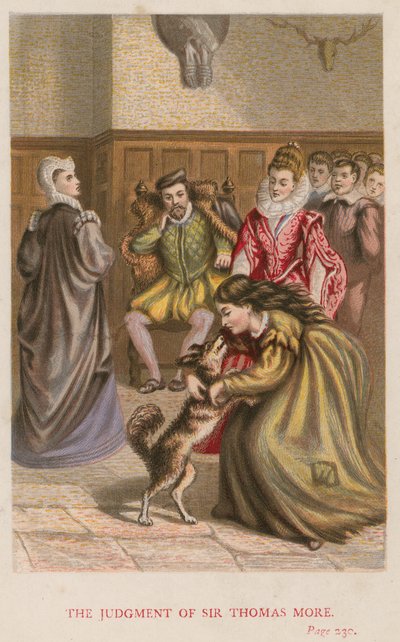 Het oordeel van Sir Thomas More door English School