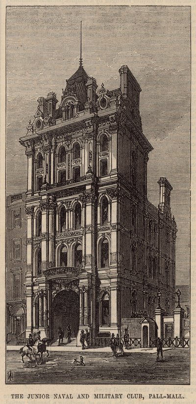 De Junior Naval and Military Club, Pall Mall door English School